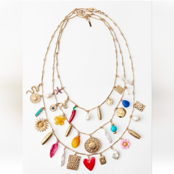 Zara Jewelry - Zara 3 charm necklaces